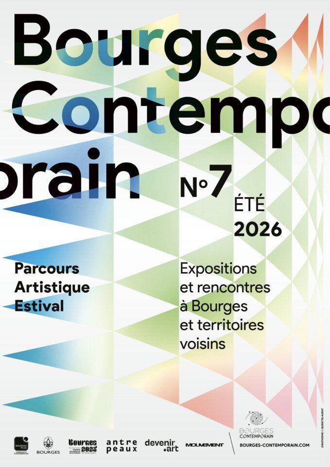 Affiche Bourges contemporain