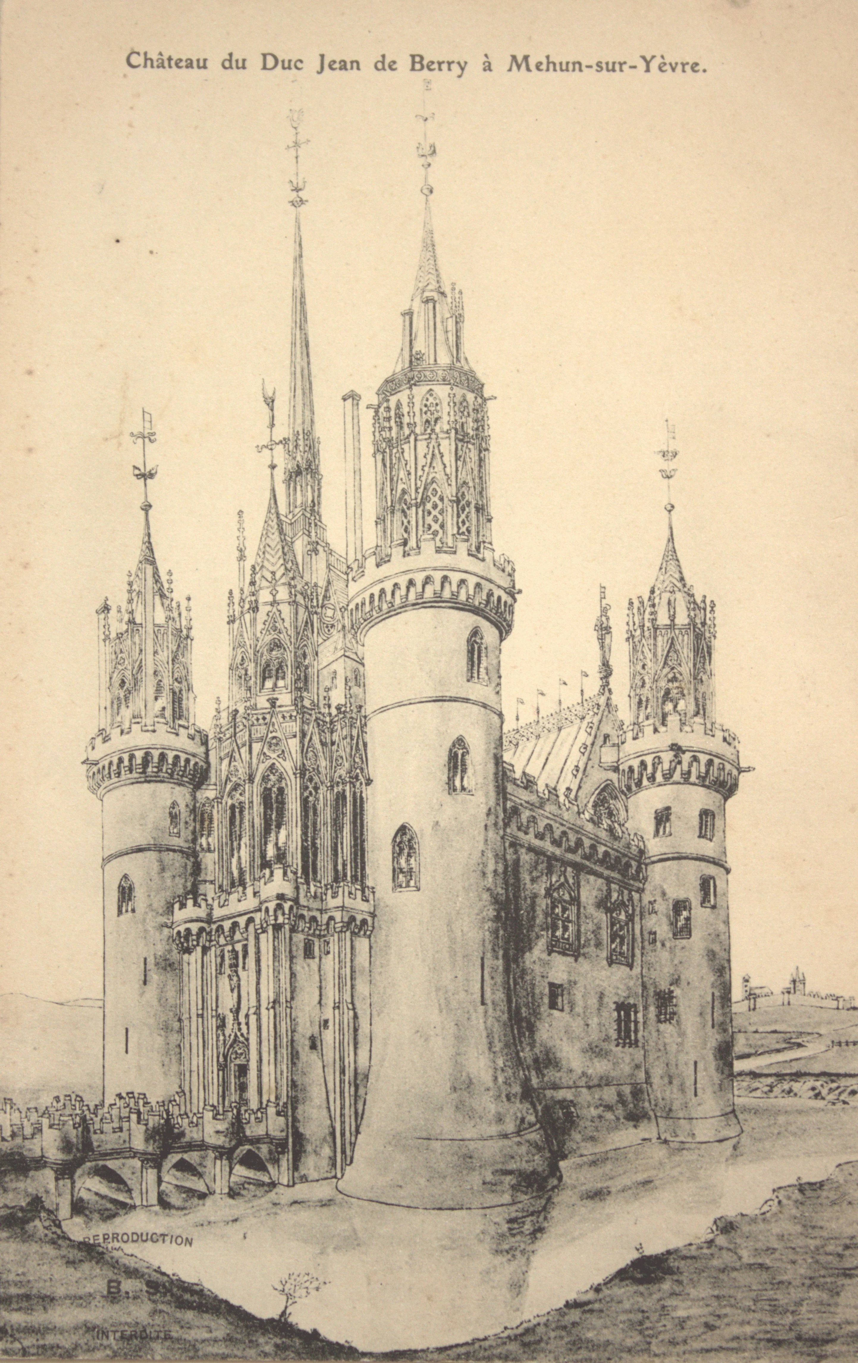 Carte postale - Le château
