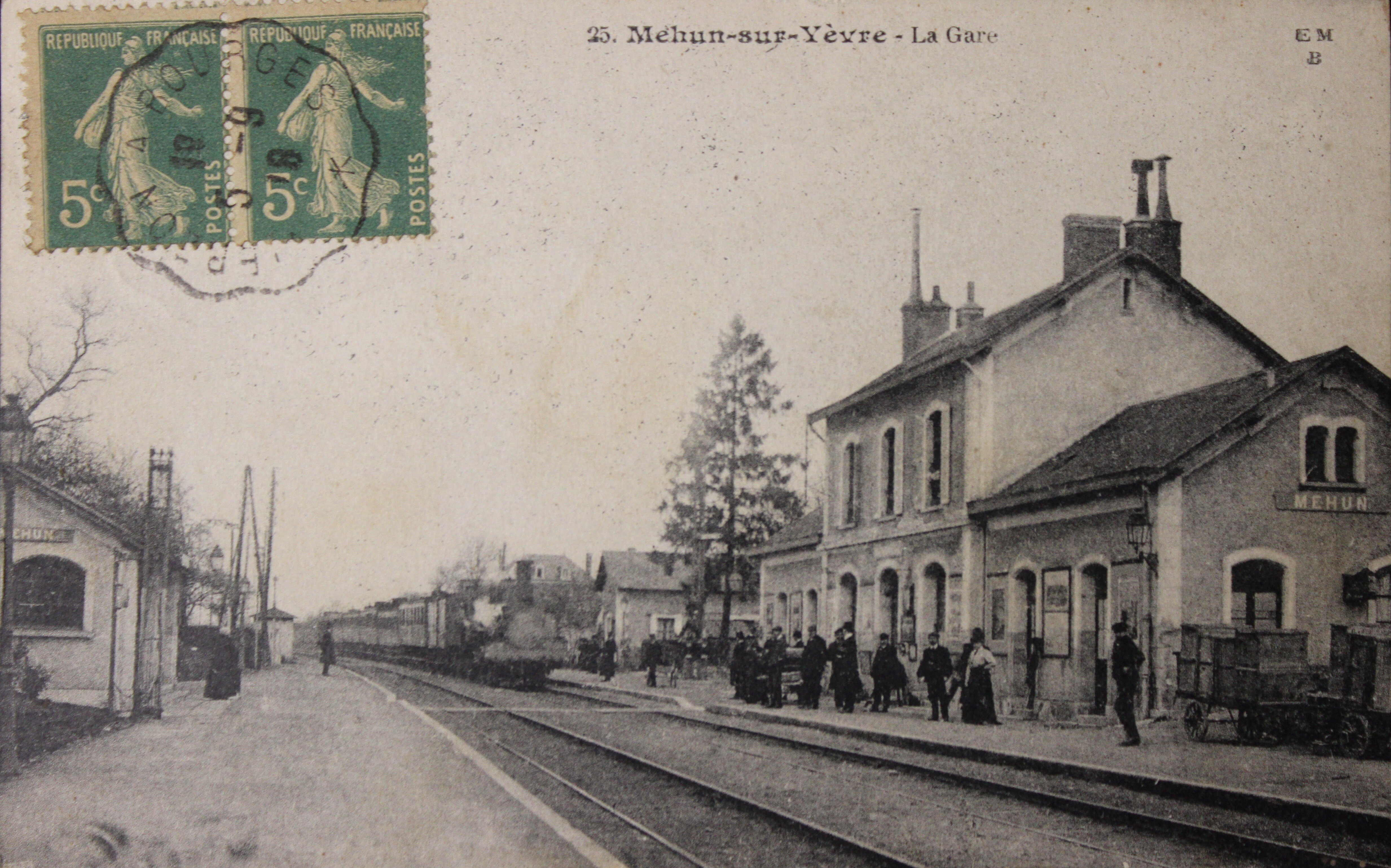 Carte postale - La Gare