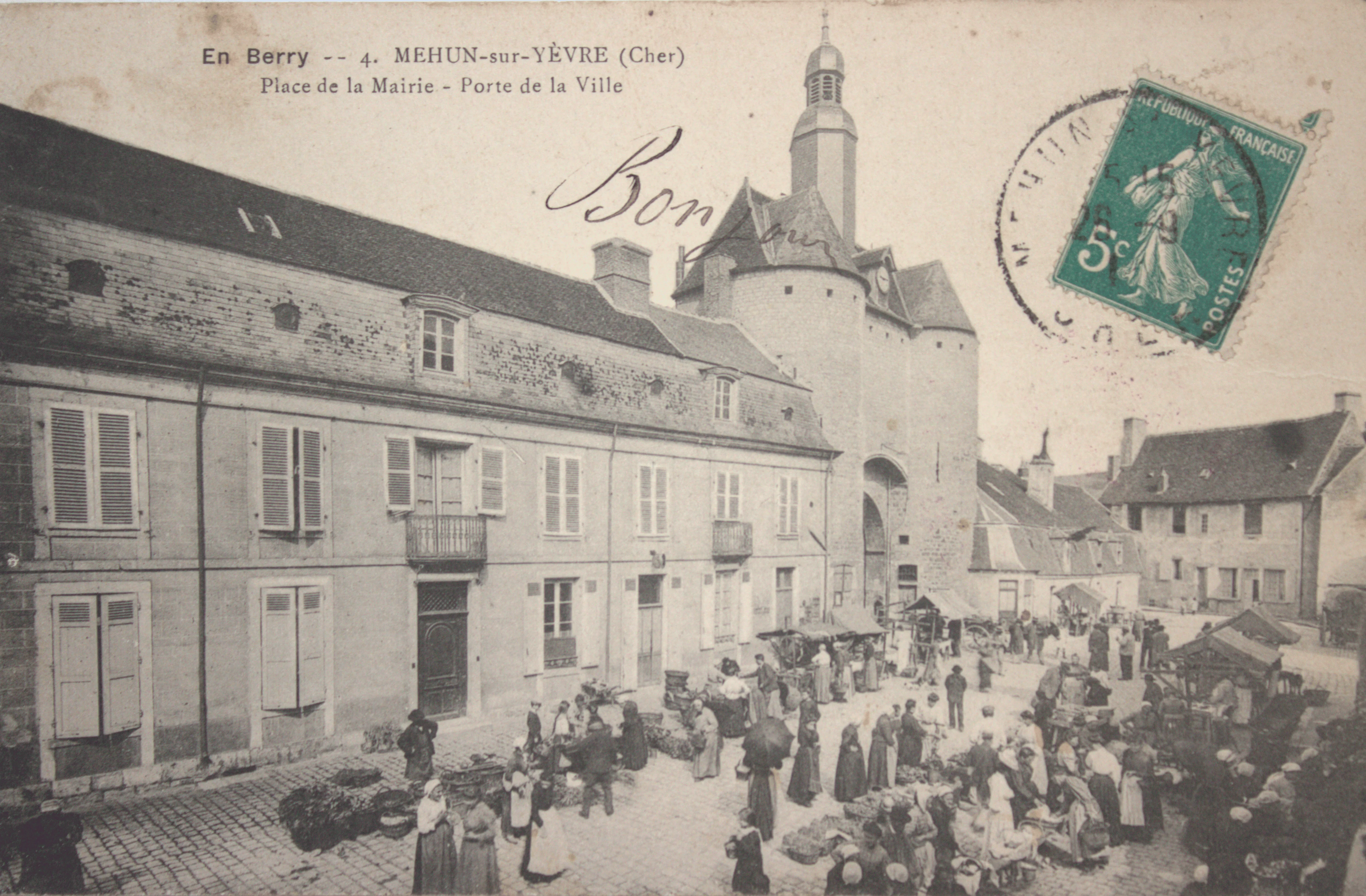 Carte postale - place charles pillivuyt