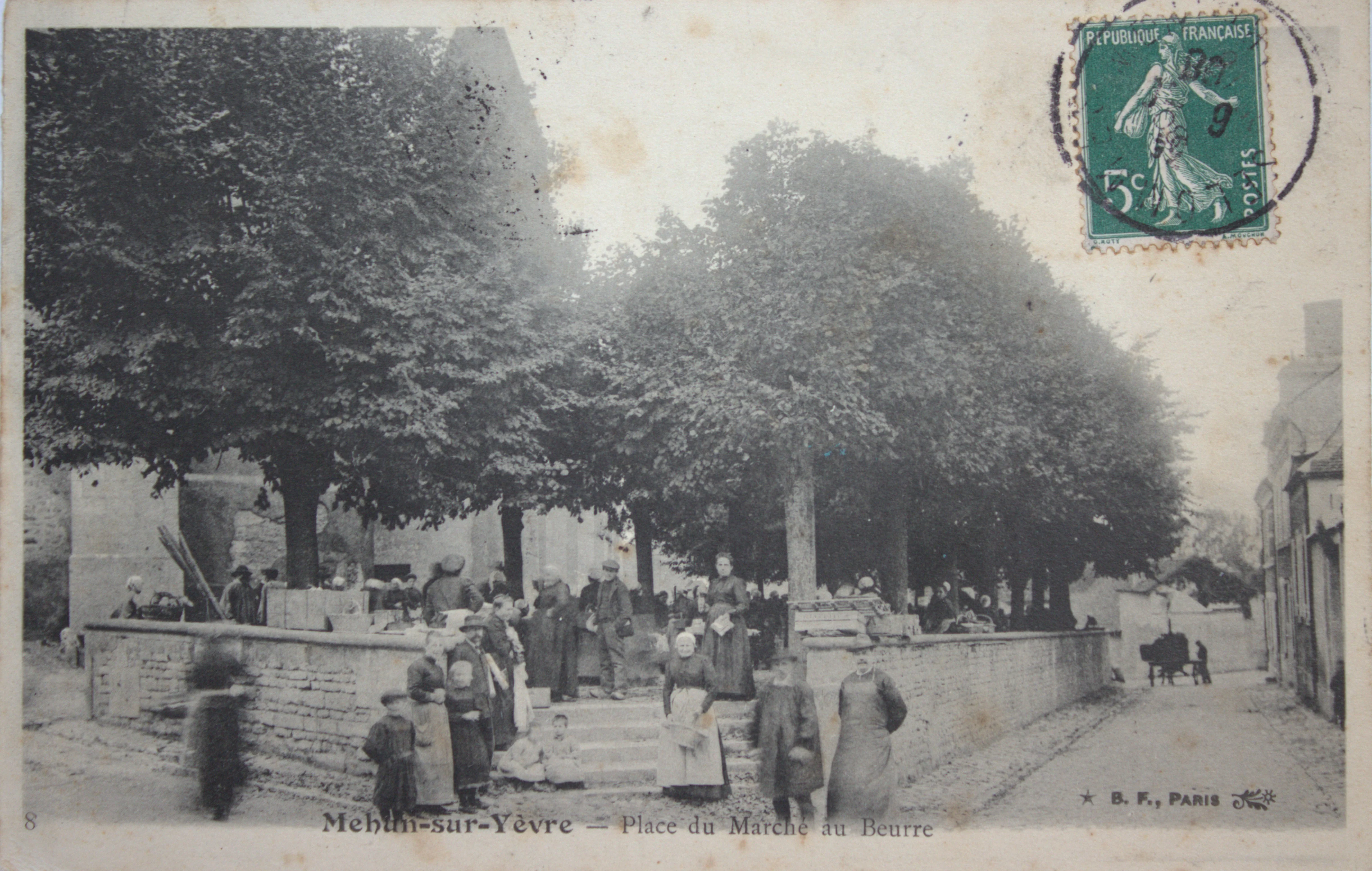 Carte postale - place du marché au beurre