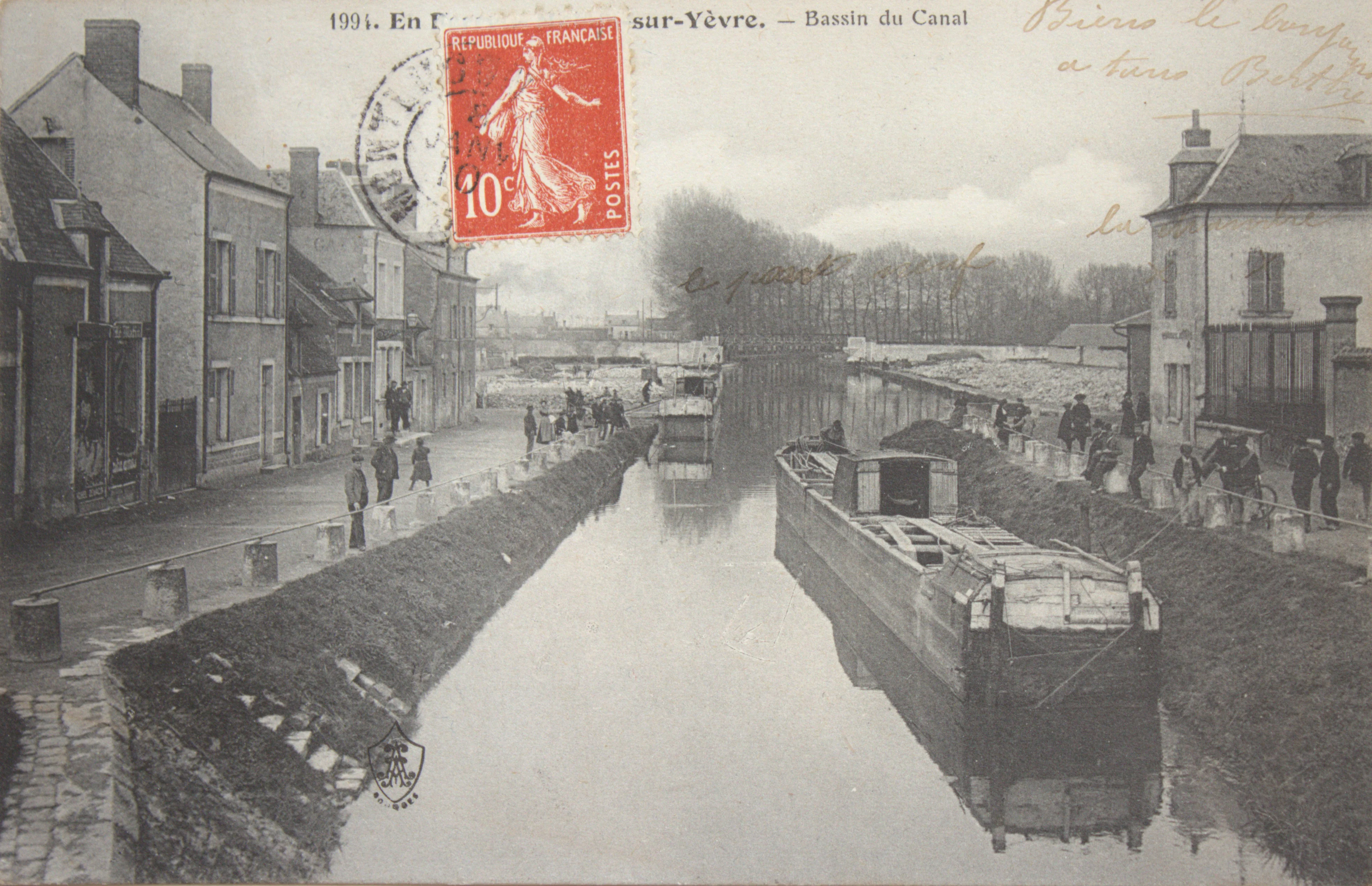 Carte postale - canal de berry