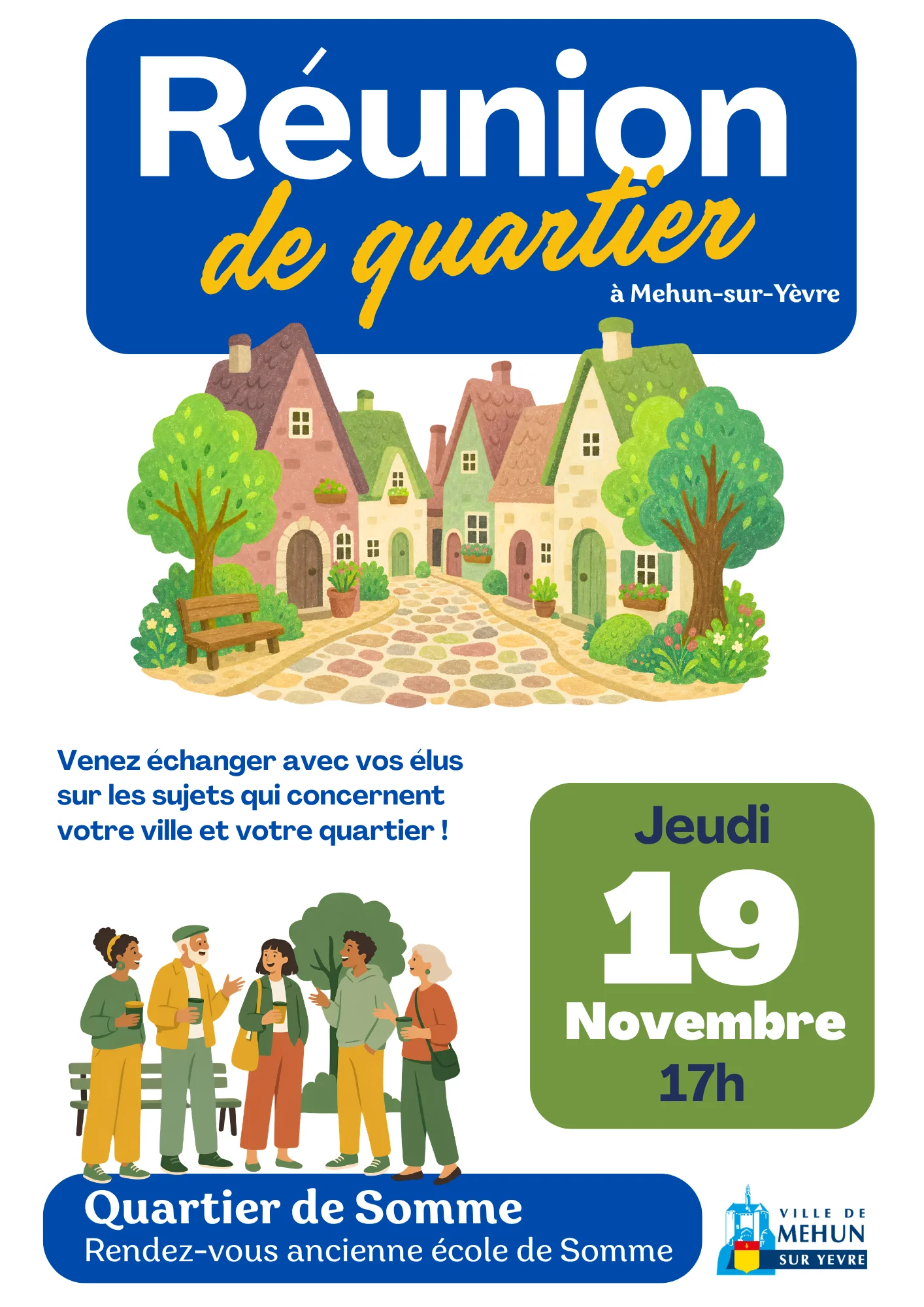 Réunion de quartier somme 19 novembre 