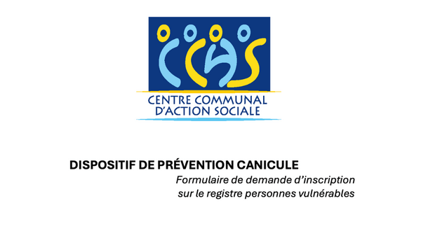 Inscription sur le registre des personnes vulnérables - canicule