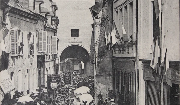 Carte postale - Rosière 1906