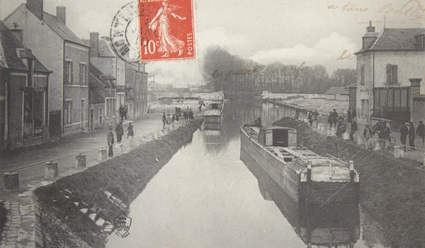 Carte postale - canal de berry