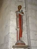 Statue de Jeanne d’Arc en bois - collègiale Notre-Dame
